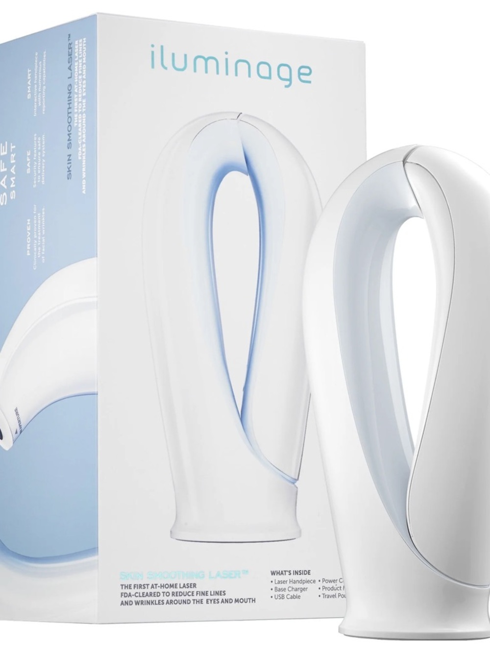 ILUMINAGE At-Home Skin Smoothing Laser Anti-Aging Device (FDA-Cleared)